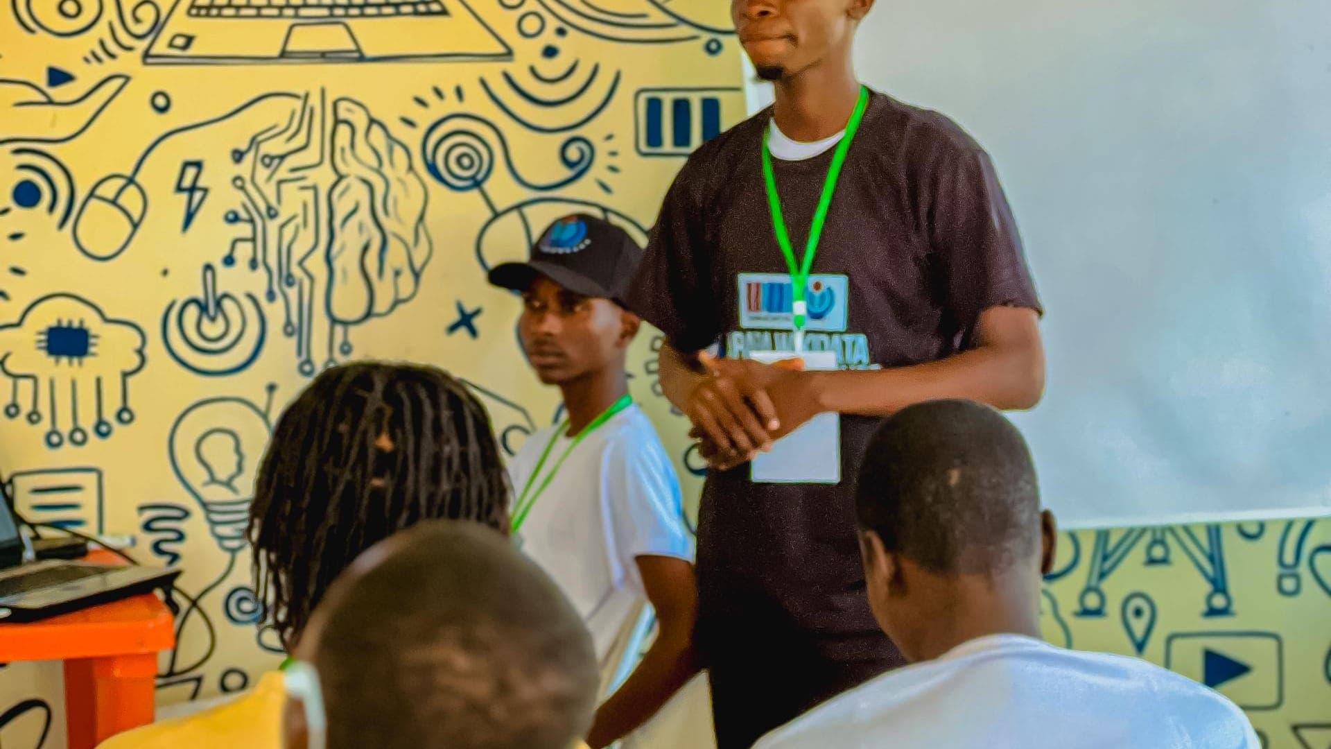 Participants in a training workshop