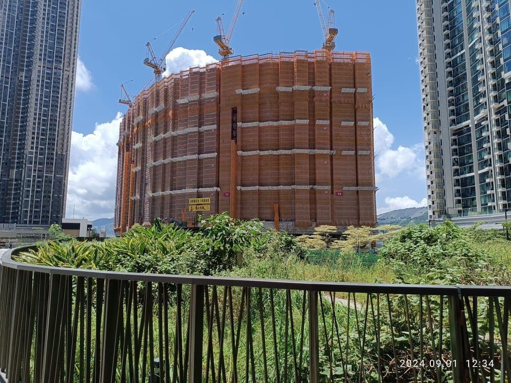 A building under construction